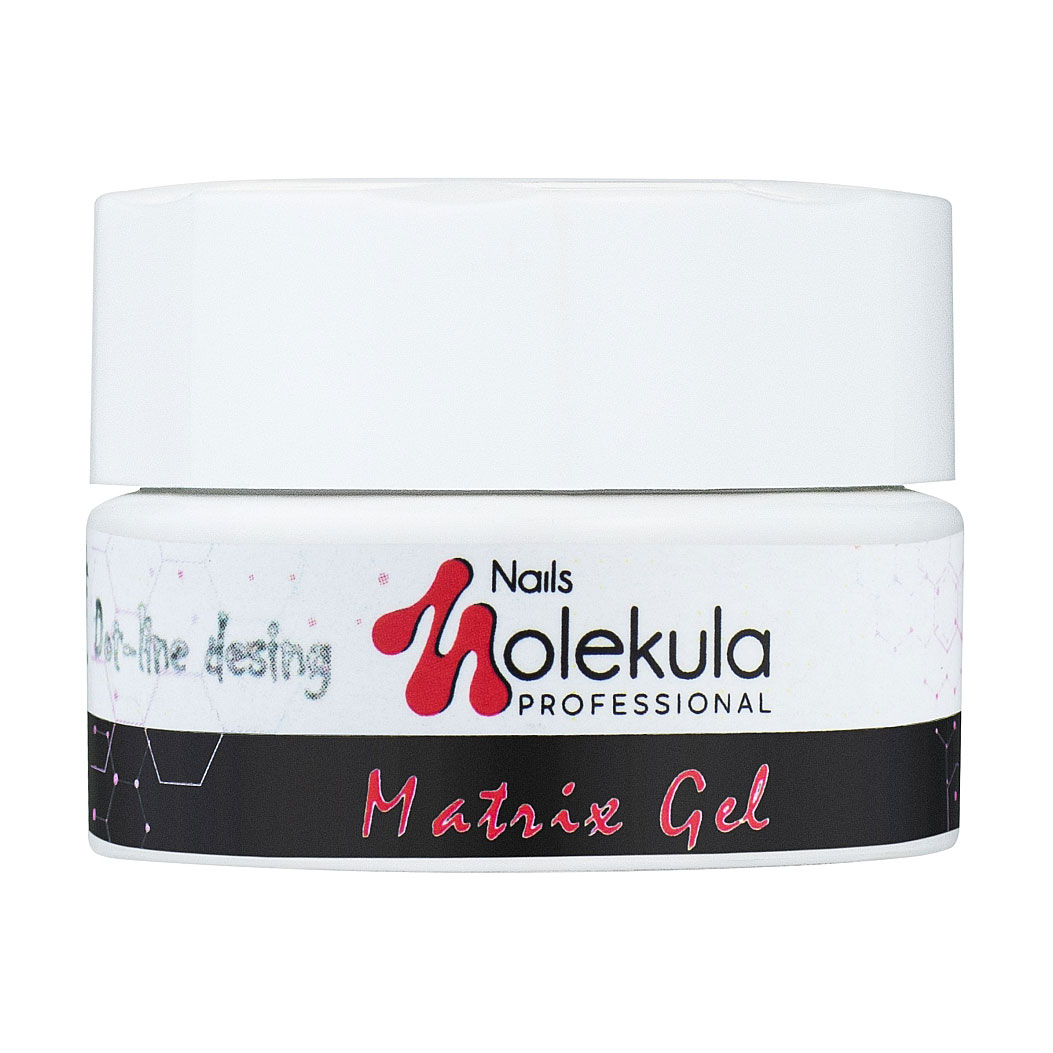 Гель-павутинка для дизайну нігтів Nails Molekula Professional Matrix Gel, Silver, 5 мл